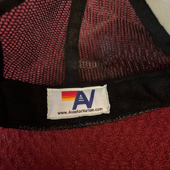 Aviator Nation Snowglobe Black Trucker Hat - Picture 4 of 5